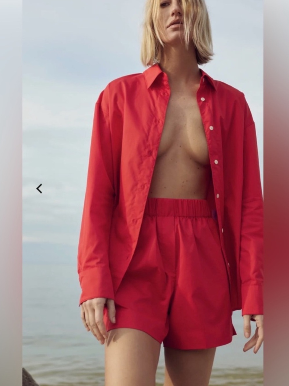 Soldout NYC The Everything Short In Cherry Red